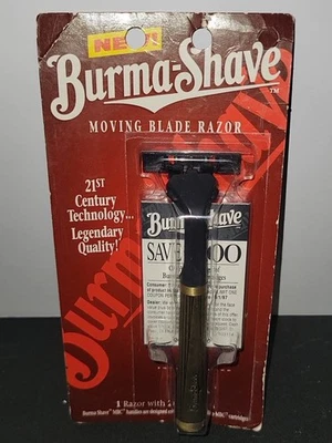 Navaja de afeitar Birmania 1995 hoja móvil con 2 cartuchos NOS Foto 1 de 2