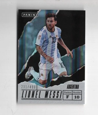 LIONEL MESSI 2017 PANINI DIA DOS PAIS FUTEBOL HOLO FOIL #D /499 #LM ARGENTINA - Imagem 1 de 2
