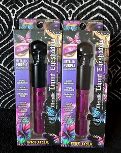 🌺2er Pack IONI DIA DE LOS MUERTOS FELICIA METALLIC PURPLE SHIMMER LIQUID EYESHADOW - Bild 1 von 11