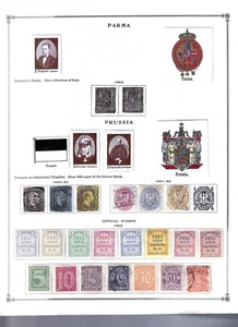 Kenr2: Prussia & Middle East Collection from 1947 Scott Album - Picture 1 of 13