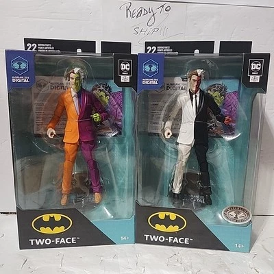 2x DC Direct Multiverse 2 Dos Caras McFarlane Edición Platino Persecución + Figura Reg Foto 1 de 4