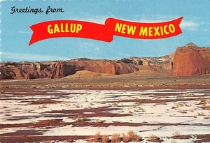 Postcard NM: Greetings from Gallup, New Mexico, Multiview, 1988 4x6 - Picture 1 of 2