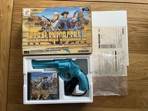 Lethal Enforcers II Gunset Japan SEGA MEGA-CD Mega Drive Boxed Complete Gun Set - Picture 1 of 19