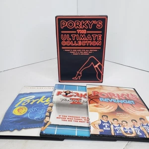 Porky's: the Ultimate Collection 3 DVD Box Set Trilogy One Size Fits All - Picture 1 of 10