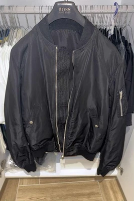 Rick Owens FW14 MA-1 Polyester & Silk Bomber - Image 1 of 4