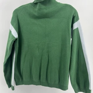 La Ligne Sweater Womens Size Small Green Cotton Blend N Cashmere - Picture 1 of 12