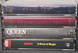 Queen Cassette Tapes: Classic Queen, Greatest Hits, The Game, A Kind of Magic - Picture 1 of 5
