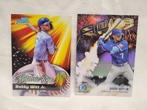 Bobby Witt Jr. 2025 Bowman Chrome Adios AD-25 / Meteoric Rise MR-11 Royals - Bild 1 von 5