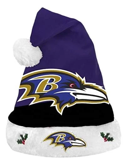 Sombrero de Papá Noel con el logotipo del equipo de fútbol americano de la NFL - Elige tu equipo Foto 1 de 1