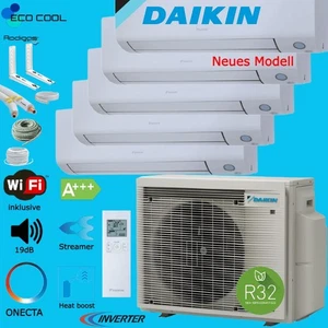 DAIKIN Perfera FTXM 4x2,0+2,5kW Klimaanlage 5 Raum Multisplit 37m MontageSet - Bild 1 von 13