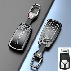 Zinc Alloy Key Fob Cover Case for Audi A4 A5 Q5L SQ5 RS5 Protective Shell - Picture 1 of 4