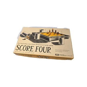 Lakeside Board Game Score Four Family Three Dimensional #8325 Vintage Retro - Picture 1 of 10