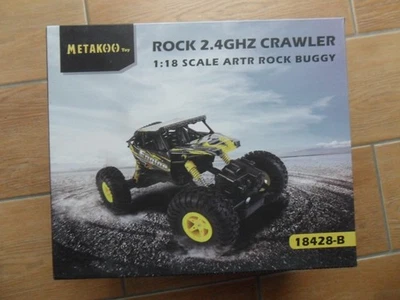 RC Crawler 1:18 Metakoo 4 WD aus Sammlung großes Fahrzeug schw./gelb - Bild 1 von 4