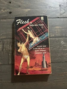 Flesh︱Philip Jose Farmer︱1960︱Vintage Science Fiction Book︱277︱Beacon︱Fantasy - Picture 1 of 8