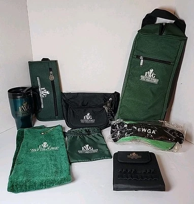 Paquete promocional de golf EWGA Executive Women Golf Association - taza, toalla y más Foto 1 de 4