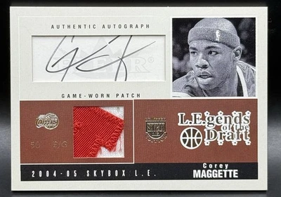 2004-05 Skybox LE LEgends of the Draft Patch Auto Corey Maggette 22/25 NM RARE - Image 1 of 4