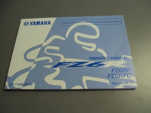 2015 15 Yamaha FZ6 Owners Manual OEM #189 - Bild 1 von 2