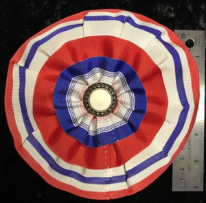 Cockade Red, White, Blue, White,Red, Blue, White 7” - Picture 1 of 2