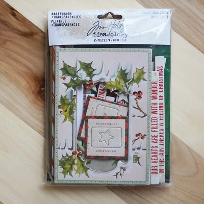 Tim Holtz Idea-ología ~ Zócalos + Transparencias ~ Navidad 2023 ~ TH94349 Foto 1 de 4