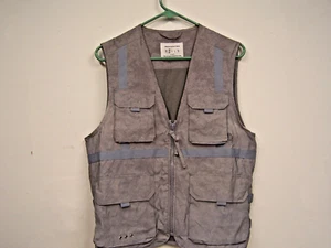 Urban Outfitters Women's Grey and Blue Gilet reflective vest Small - Picture 1 of 9