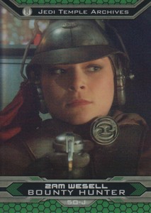 2015 Star Wars Chrome Perspectives Jedi vs. Sith Refractor #50-J Zam Wesell