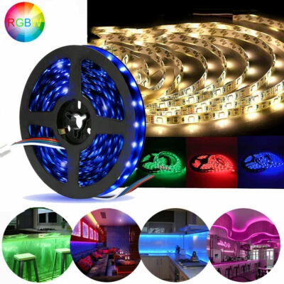 SMD 5050 RGB CCT LED Streifen Licht Wasserdicht CCT RGBW RGBWW Band Lampe 1/3/5m - Bild 1 von 4