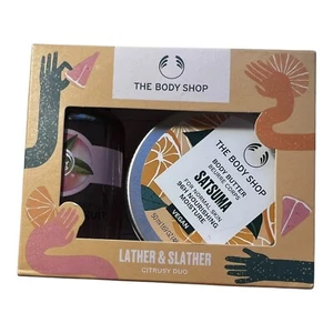 THE BODY SHOP LATHER & SLATHER CITRUSY DUO Brand New In Box - Picture 1 of 2