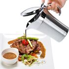 Stainless Steel thermal Gravy Boat, 25 Oz Double Insulated Gravy Sauce Jug wi...