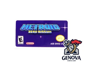 Metroid Zero Mission Game Boy Advance Ersatz Spiel Label Aufkleber vorgeschnitten - Bild 1 von 1