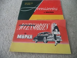 MOPAR Accessories Catalogs 1948 1949 1950 1951 1952 Chrysler Dodge Plymouth - Picture 1 of 10