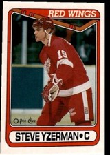 1990-91 O-Pee-Chee Steve Yzerman Detroit Red Wings #222