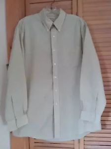 CAMICIA BROOKS BROTHERS 16 1/2 - 3 maniche lunghe tutto cotone blu e giallo a quadri - Foto 1 di 4