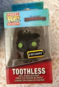 POCKET POP! KEYCHAIN TOOTHLESS EXCLUSIVE DRAGONS PORTACHIAVI VINYL FIGURE - Imagen 1 de 1