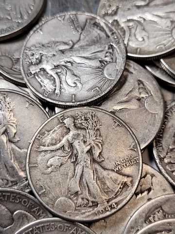 Walking Liberty Coin Lot - CHOOSE HOW MANY - 90% Silver Half Dollar Coins Cover