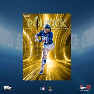 Topps BUNT Translucent 21 Series 1 Gold AJ Pollock Super Rare [ DIGITAL CARD ] - Picture 1 of 1