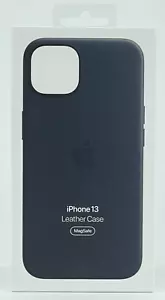 Custodia in pelle OEM Apple iPhone 13/Pro/Pro Max con colore MagSafe: nero mezzanotte - Foto 1 di 9