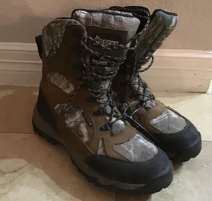 Rocky Thinsulate Waterproof Camo Hunting Boots Men's 9.5  - Picture 1 of 8