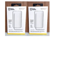 2 BodyGuardz Pure 2 Edge to Edge Glass Screen Protector Apple iPhone 13 Pro Max - Picture 1 of 3