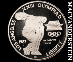 1983-S U.S. Olympics Commemorative Silver Dollar - Choice Gem Proof #A7684 - Picture 1 of 2