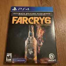 Far Cry 6 Ultimate Edition SteelBook PlayStation 4 2021 PS4 GameStop Exclusive