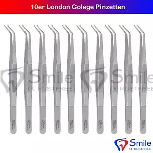 10s London College Tweezers Tooth Dentist Tooth Surgical Dental - Picture 1 of 3