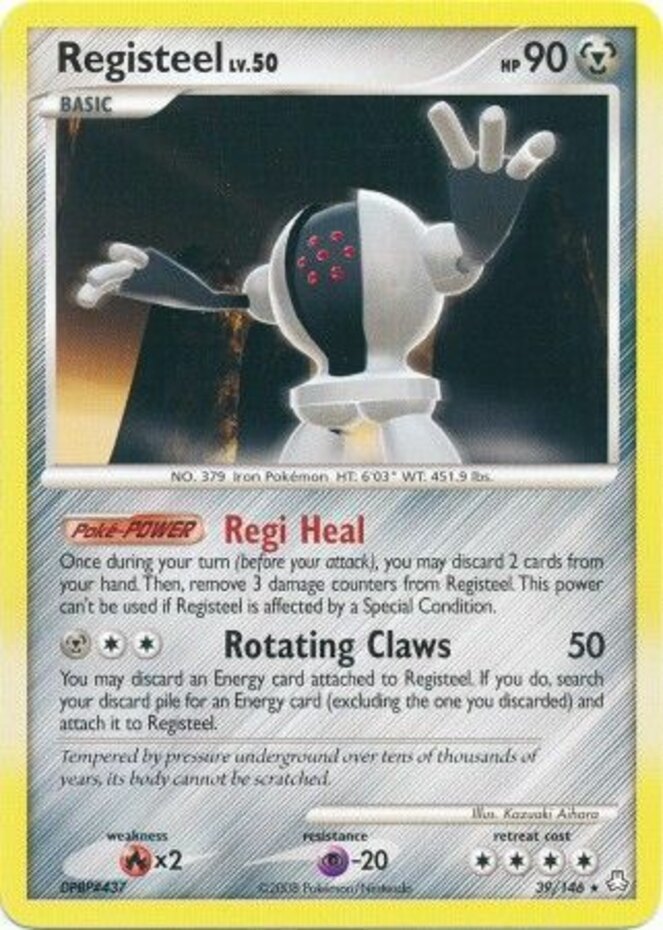 Registeel - 39/146 - Rare LP, English Pokemon Legends Awakened