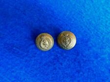 2 X RAMC, ROYAL ARMY MEDICAL CORPS OFFICERS BRASS BUTTONS, KC, ARMFIELD