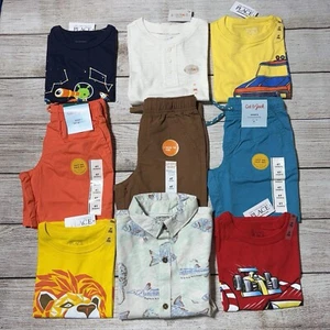 Toddler Boy Lot Of Clothes Size 4T. NWT! 9 Pieces For Spring And Summer. Casual - Picture 1 of 24