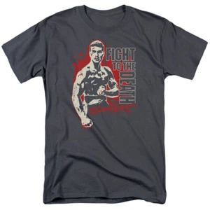 Bloodsport To The Death T Shirt Mens Licensed Classic Movie Tee Charcoal - Picture 1 of 2