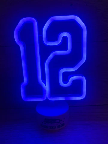 2020 Seattle Seahawks Season Ticket Holder SEA 12TH MAN "12" Neon Light Lamp NFL Cover