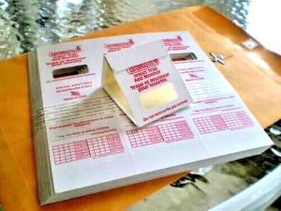 Insect Bug Roach Spider Creepy Crawler Glue Trap Qty 27 Free Domestic Shipping - Image 1 of 4