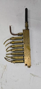 Way Oiler Brass distribution block, 7 Ports - Picture 1 of 1