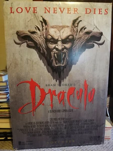 VTG Bram Stoker DRACULA Francis Ford Coppola Cardboard Movie Promo Poster 1992 - Picture 1 of 6