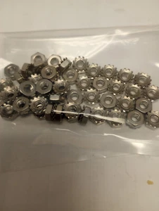 8-32 STAINLESS STEEL HEX KEPS NUTS      50PCS - Picture 1 of 1